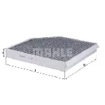 Filter, vazduh unutrašnjeg prostora KNECHT LAK667 IC-C3E537