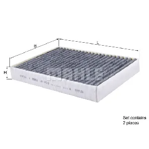 Filter, vazduh unutrašnjeg prostora KNECHT LAK675/2/S IC-E4E3DC