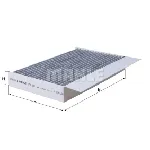 Filter, vazduh unutrašnjeg prostora KNECHT LAK684 IC-C68E0C