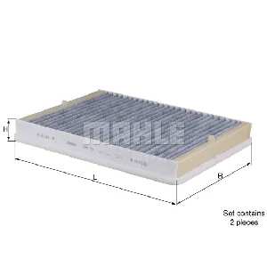 Filter, vazduh unutrašnjeg prostora KNECHT LAK73/S IC-299083