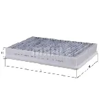 Filter, vazduh unutrašnjeg prostora KNECHT LAK79 IC-349387