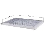 Filter, vazduh unutrašnjeg prostora KNECHT LAK81 IC-349300