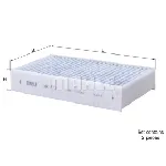 Filter, vazduh unutrašnjeg prostora KNECHT LAK873/S IC-G0QD2C