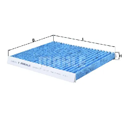 Filter, vazduh unutrašnjeg prostora KNECHT LAO142 IC-E2C4A8