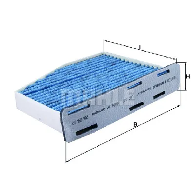 Filter, vazduh unutrašnjeg prostora KNECHT LAO181 IC-E2C4AF