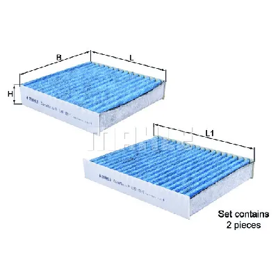 Filter, vazduh unutrašnjeg prostora KNECHT LAO191/S IC-E2C4B1