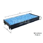 Filter, vazduh unutrašnjeg prostora KNECHT LAO221/S IC-E2C4B4