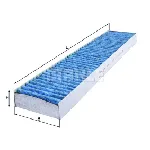 Filter, vazduh unutrašnjeg prostora KNECHT LAO242 IC-E2C4BC