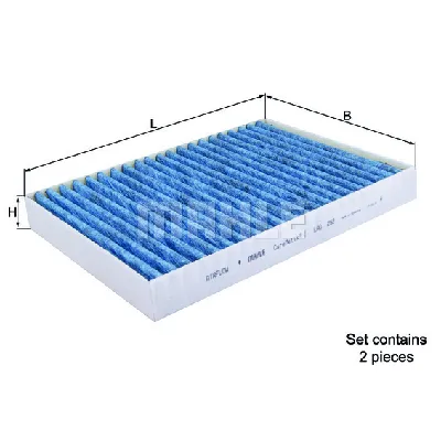 Filter, vazduh unutrašnjeg prostora KNECHT LAO292/S IC-E2C4C8
