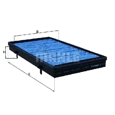 Filter, vazduh unutrašnjeg prostora KNECHT LAO382 IC-E2C4CF