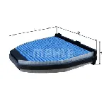 Filter, vazduh unutrašnjeg prostora KNECHT LAO413 IC-E2C4D3