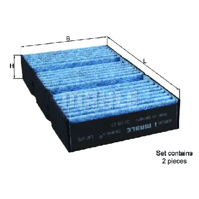 Filter, vazduh unutrašnjeg prostora KNECHT LAO878/S IC-E2C4F3