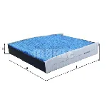 Filter, vazduh unutrašnjeg prostora KNECHT LAO879 IC-E2C4F4