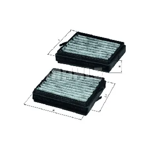 Filter, vazduh unutrašnjeg prostora KNECHT LKK116/S IC-406817