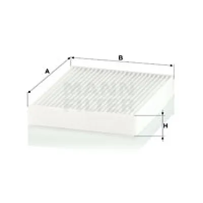 Filter, vazduh unutrašnjeg prostora MANN FILTER CU 14 001 IC-G0O1V8