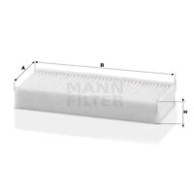 Filter, vazduh unutrašnjeg prostora MANN FILTER CU 16 003-2 IC-G0U4BO