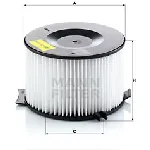 Filter, vazduh unutrašnjeg prostora MANN FILTER CU 1738 IC-D0662F