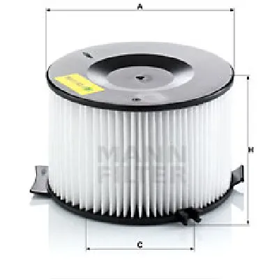 Filter, vazduh unutrašnjeg prostora MANN FILTER CU 1738 IC-D0662F