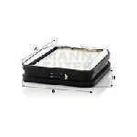Filter, vazduh unutrašnjeg prostora MANN FILTER CU 18 000-2 IC-D06630