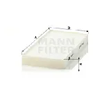 Filter, vazduh unutrašnjeg prostora MANN FILTER CU 1811-2 IC-D06632