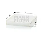 Filter, vazduh unutrašnjeg prostora MANN FILTER CU 19 001 IC-D0663C