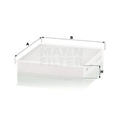 Filter, vazduh unutrašnjeg prostora MANN FILTER CU 19 014 IC-G0LP38