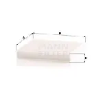 Filter, vazduh unutrašnjeg prostora MANN FILTER CU 1919 IC-D06642