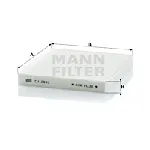 Filter, vazduh unutrašnjeg prostora MANN FILTER CU 2043 IC-D06652