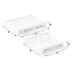 Filter, vazduh unutrašnjeg prostora MANN FILTER CU 21 000-2 IC-D06653