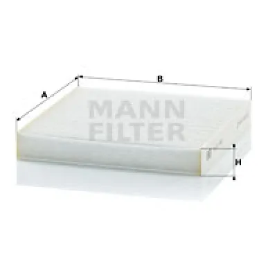 Filter, vazduh unutrašnjeg prostora MANN FILTER CU 21 003 IC-D06656