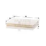 Filter, vazduh unutrašnjeg prostora MANN FILTER CU 2137 IC-D0665F