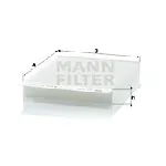 Filter, vazduh unutrašnjeg prostora MANN FILTER CU 2143 IC-D06662