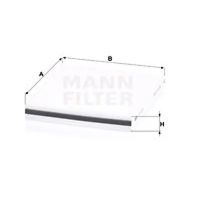 Filter, vazduh unutrašnjeg prostora MANN FILTER CU 22 003 IC-D06669