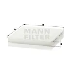 Filter, vazduh unutrašnjeg prostora MANN FILTER CU 22 010 IC-D0666D