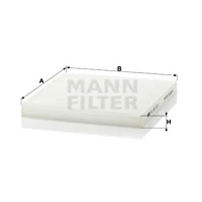 Filter, vazduh unutrašnjeg prostora MANN FILTER CU 22 010 IC-D0666D