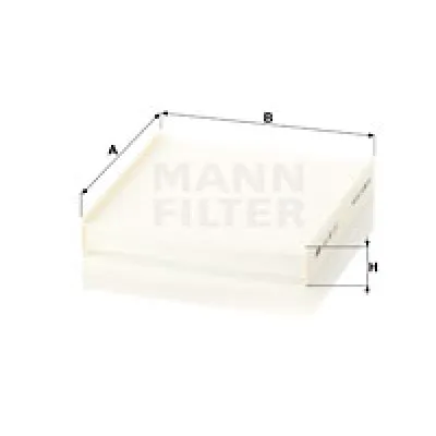 Filter, vazduh unutrašnjeg prostora MANN FILTER CU 22 011 IC-D0666E