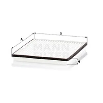 Filter, vazduh unutrašnjeg prostora MANN FILTER CU 2217-2 IC-D06672