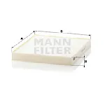 Filter, vazduh unutrašnjeg prostora MANN FILTER CU 2227 IC-D06676