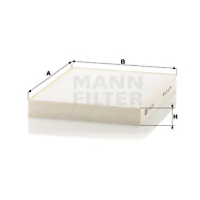 Filter, vazduh unutrašnjeg prostora MANN FILTER CU 23 003 IC-D0667F