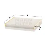 Filter, vazduh unutrašnjeg prostora MANN FILTER CU 23 011 IC-D06682