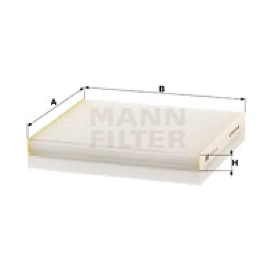 Filter, vazduh unutrašnjeg prostora MANN FILTER CU 23 011 IC-D06682