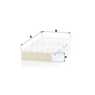 Filter, vazduh unutrašnjeg prostora MANN FILTER CU 23 015-2 IC-DD1FFC