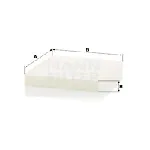 Filter, vazduh unutrašnjeg prostora MANN FILTER CU 23 019 IC-E72282