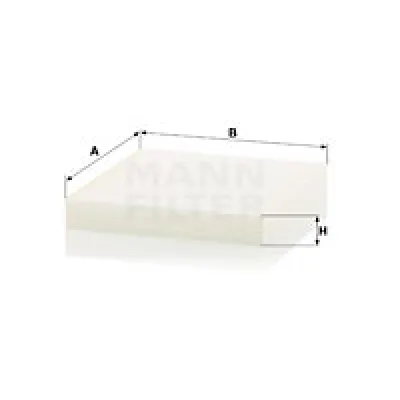 Filter, vazduh unutrašnjeg prostora MANN FILTER CU 23 019 IC-E72282
