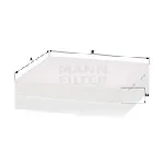 Filter, vazduh unutrašnjeg prostora MANN FILTER CU 23 024 IC-G0ZXVN