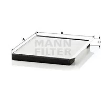 Filter, vazduh unutrašnjeg prostora MANN FILTER CU 2331 IC-D0668B