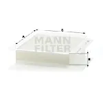 Filter, vazduh unutrašnjeg prostora MANN FILTER CU 2338 IC-D06690