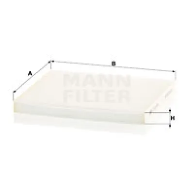 Filter, vazduh unutrašnjeg prostora MANN FILTER CU 24 004 IC-D0669A