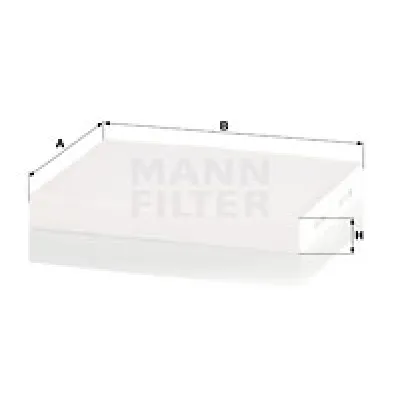 Filter, vazduh unutrašnjeg prostora MANN FILTER CU 24 024 IC-G0LP4V