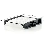 Filter, vazduh unutrašnjeg prostora MANN FILTER CU 2430 IC-D066A2